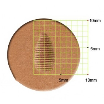 leathercraft tool leather stamp Craft Japan Pear Shader P216 leather tools