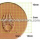 leathercraft tool leather stamp Craft Japan Stamp Sunbrust N363 leather tools