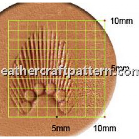 leathercraft tool leather stamp Craft Japan Stamp Sunbrust N718 leather tools