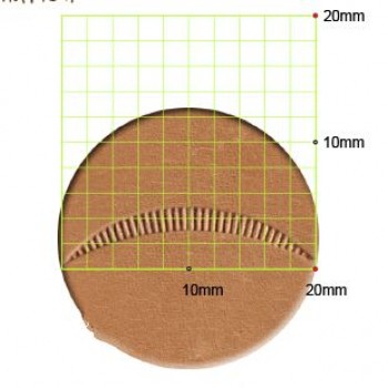leathercraft tool leather stamp Craft Japan Veiner  V715  leather tools
