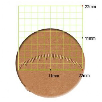 leathercraft tool leather stamp Craft Japan Veiner  V417  leather tools