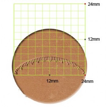 leathercraft tool leather stamp Craft Japan Veiner  V413 leather tools