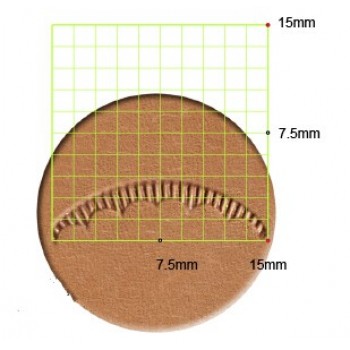 leathercraft tool leather stamp Craft Japan Veiner  V406  leather tools