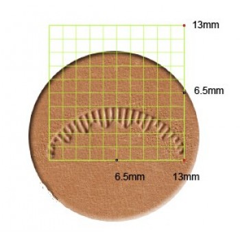 leathercraft tool leather stamp Craft Japan Veiner  V405  leather tools