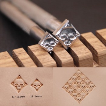 Leather stamp, leather craft tools, leathercraft tool, Geometric-22