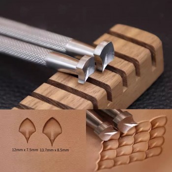 Leather stamp, leather craft tools, leathercraft tool, Geometric-29