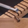 Leather stamp, leather craft tools, leathercraft tool, HW08
