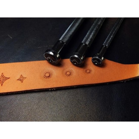 leathercraft tool, leather craft tool, leather stamps, center flower-8, JL.J504