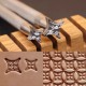 Leather stamp, leather craft tools, leathercraft tool, MS09 MS12