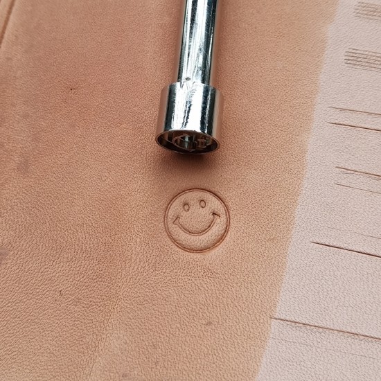 Leather stamp, leather craft tools, leathercraft tool, leather tooling tool, smile face Leather stamp, leather craft tools, leathercraft tool, leather tooling tool, smile face