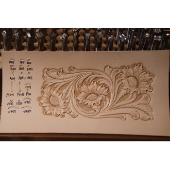 Leather stamp, leather craft tools, leathercraft tool, V403
