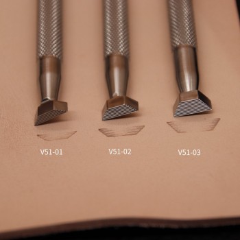 Leather stamp, leather craft tools, leathercraft tool, V51-01, V51-02, V51-03