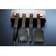 2.7mm, 3.0mm, 3.38mm, 3.85mm, 4.0mm Oblique Europe Style - Leather Stitching Chisel Leathercraft Pricking Iron Tool 