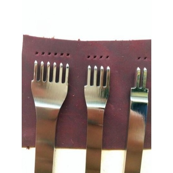 3mm, 4mm, 5mm Diamond chisel - Leather Stitching Chisel Leather craft Pricking Iron Tool 