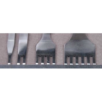 3MM Flat Style - Leather lacing Chisel Leathercraft Pricking Iron Tool, thonging chisel 3MM Flat Style - Leather lacing Chisel Leathercraft Pricking Iron Tool, thonging chisel