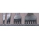 3MM Flat Style - Leather lacing Chisel Leathercraft Pricking Iron Tool, thonging chisel 3MM Flat Style - Leather lacing Chisel Leathercraft Pricking Iron Tool, thonging chisel