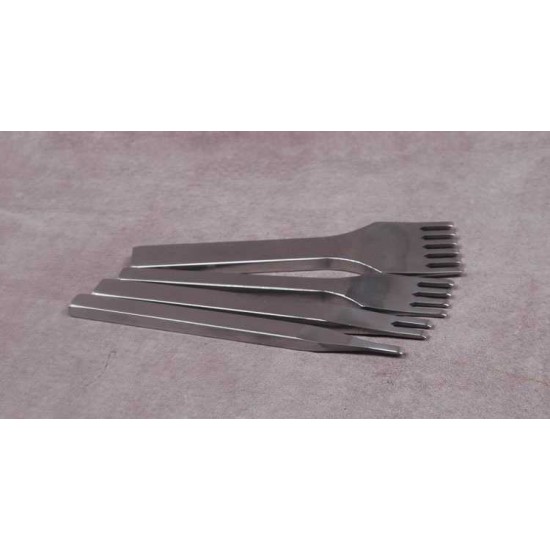 3MM Flat Style - Leather lacing Chisel Leathercraft Pricking Iron Tool, thonging chisel 3MM Flat Style - Leather lacing Chisel Leathercraft Pricking Iron Tool, thonging chisel