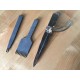 World debut- 3.38MM, 3.85MM, 4MM, 4.25MM Olive style chisel, Leathercraft Pricking Iron Tool
