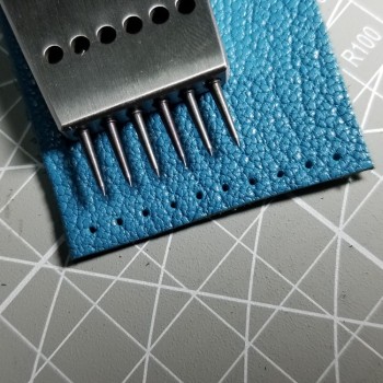 Leather pricking iron chisel, replaceable tip round needle chisel Leather pricking iron chisel, replaceable tip round needle chisel