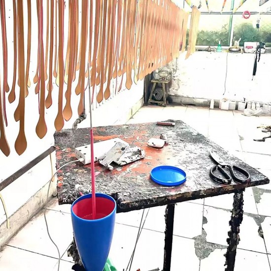 Leather coat paint tube Leather coat paint tube