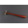 Solid brass leather thread hammer