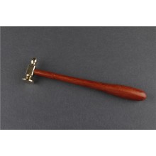 Solid brass leather thread hammer