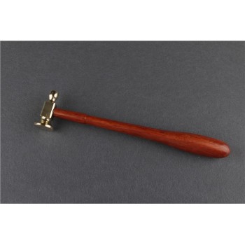Solid brass leather thread hammer