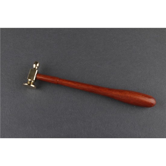 Solid brass leather thread hammer