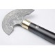 Round knife, leathercraft cutting knife, leathercraft tool, Damascus steel, No.4 Round knife, leathercraft cutting knife, leathercraft tool, Damascus steel, No.4