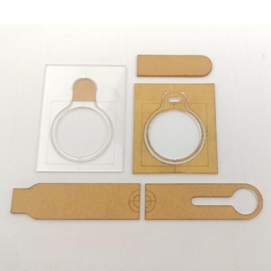 World debut - 3D Apple iphone airtag case mould tool with acrylic template