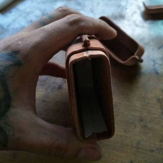 Cigarette case mould leather mold