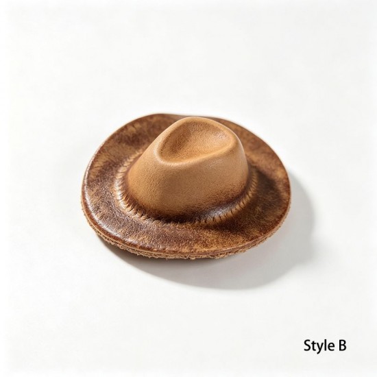 Leather mould- small cowboy hat