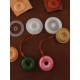 Leather doughnut mold