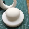 Leather hamburger mold