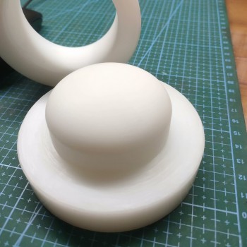 Leather hamburger mold