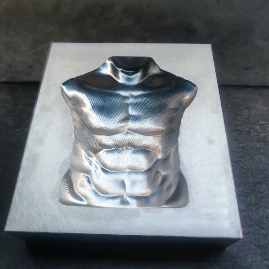 CNC carved human body mold