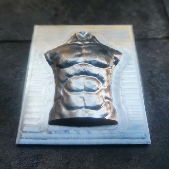 CNC carved human body mold