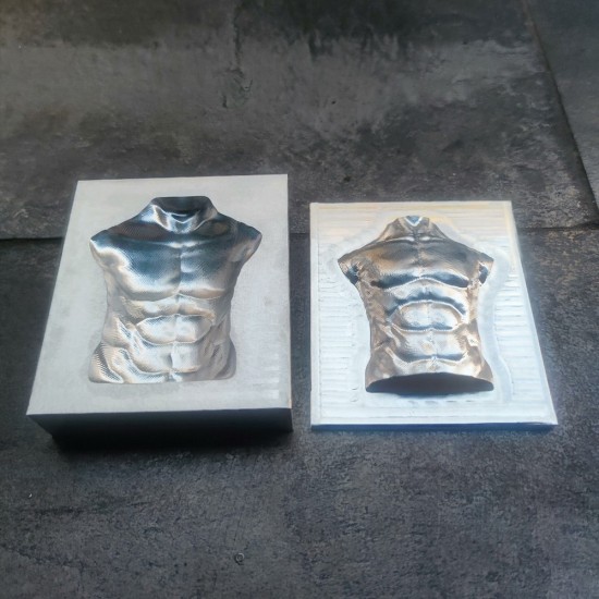 CNC carved human body mold