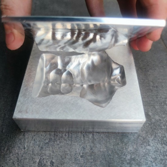 CNC carved human body mold
