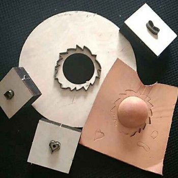 Leather animal moulds with leather die