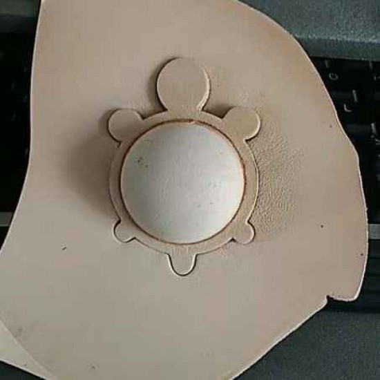 Leather animal moulds with leather die