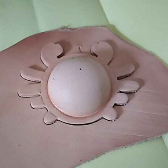 Leather animal moulds with leather die