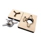 Leather animal moulds with leather die