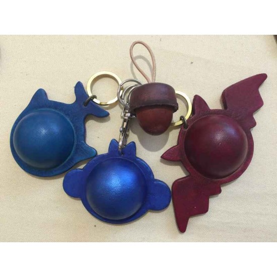 Leather animal moulds with leather die