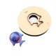 Leather animal moulds with leather die