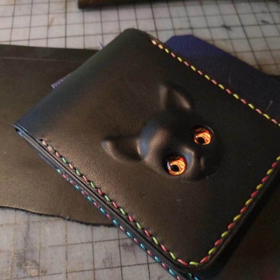 Leather cat mould leather mold