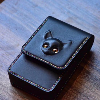 Leather cat mould leather mold