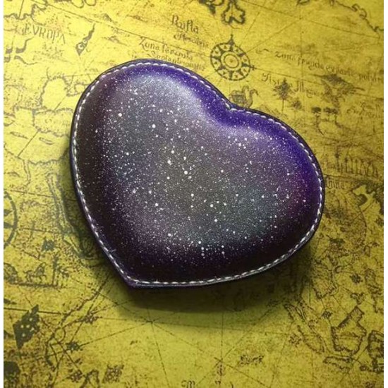Heart leather mould, wet leather mold, wet vegetable tanned leather mould