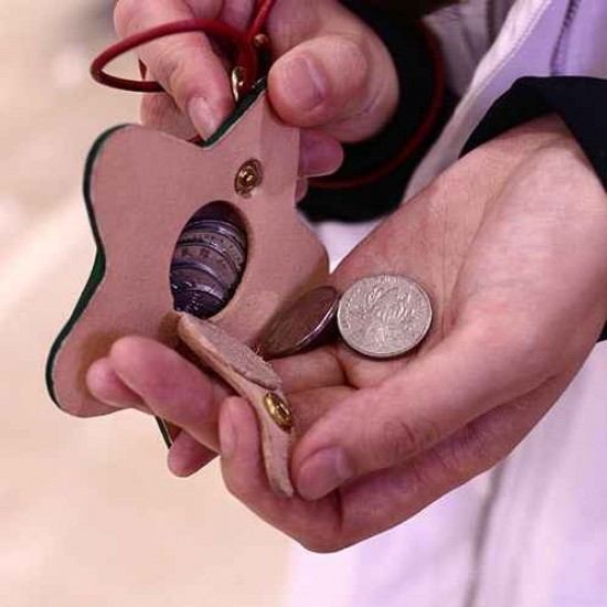 Leather mould, leather five pointed star mold, coin case mould