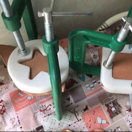 Leather mould, leather five pointed star mold, coin case mould